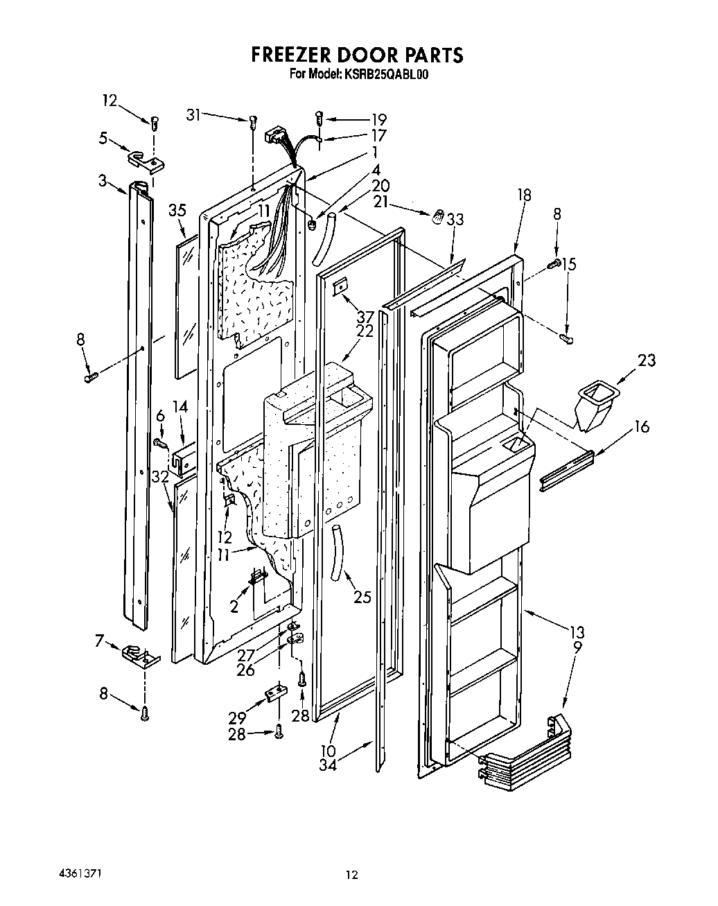 08 - FREEZER DOOR