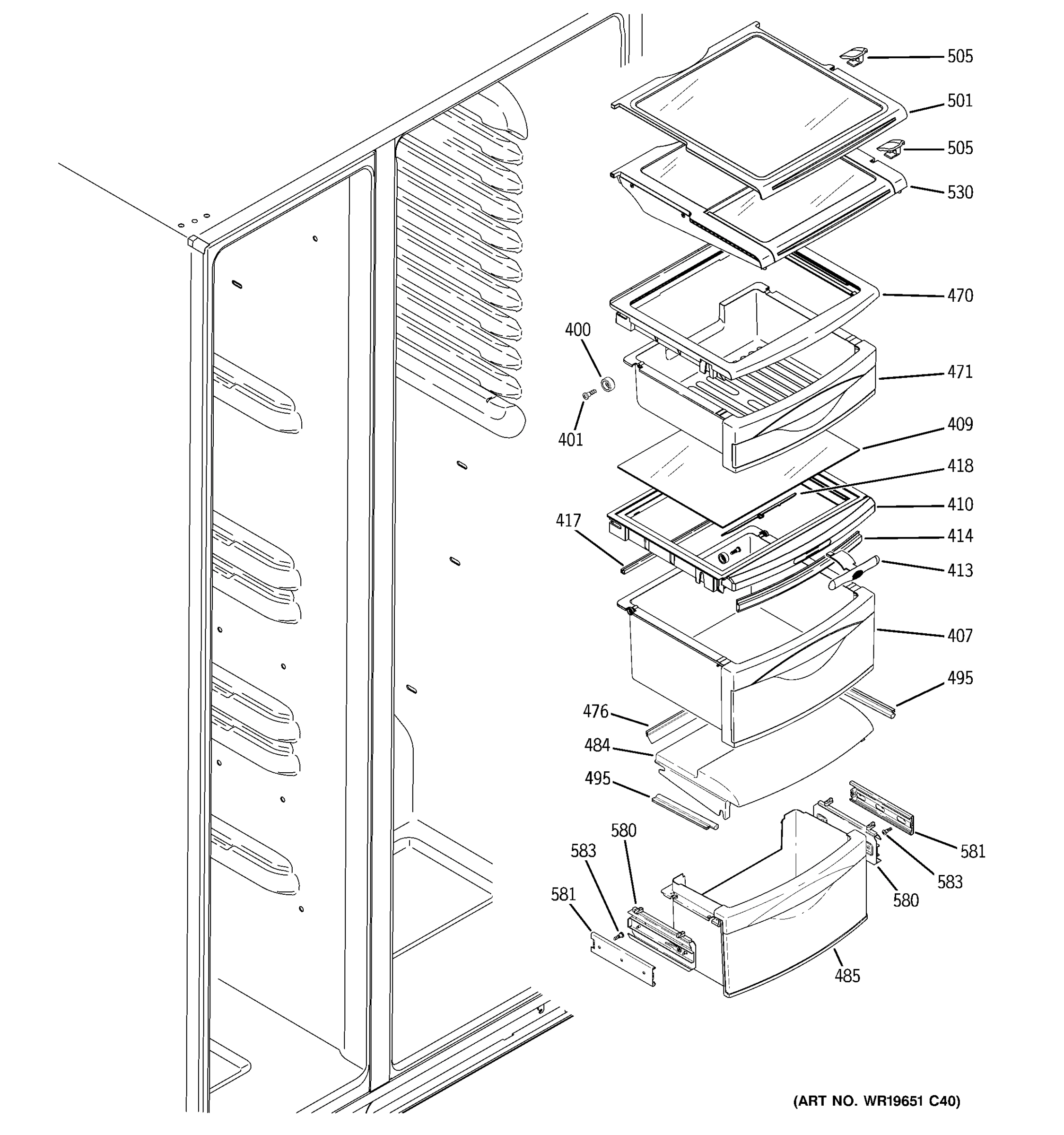 FRESH FOOD SHELVES