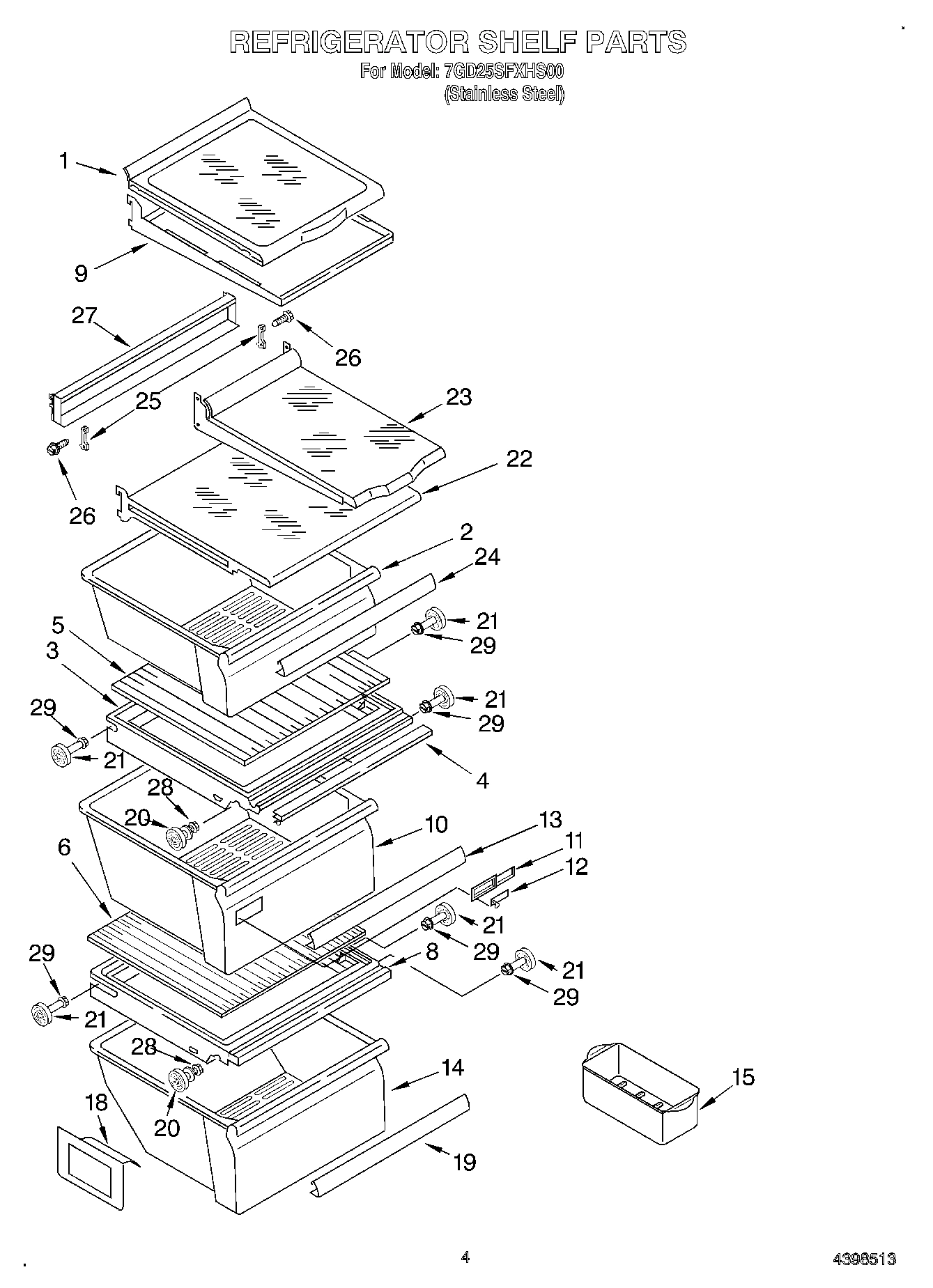 03 - REFRIGERATOR SHELF