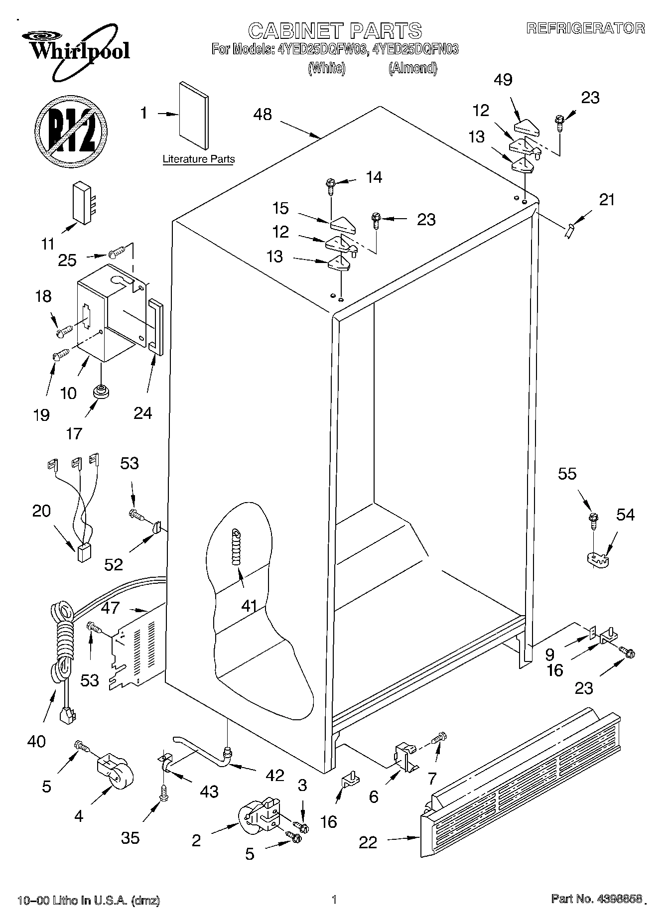 01 - CABINET, LITERATURE
