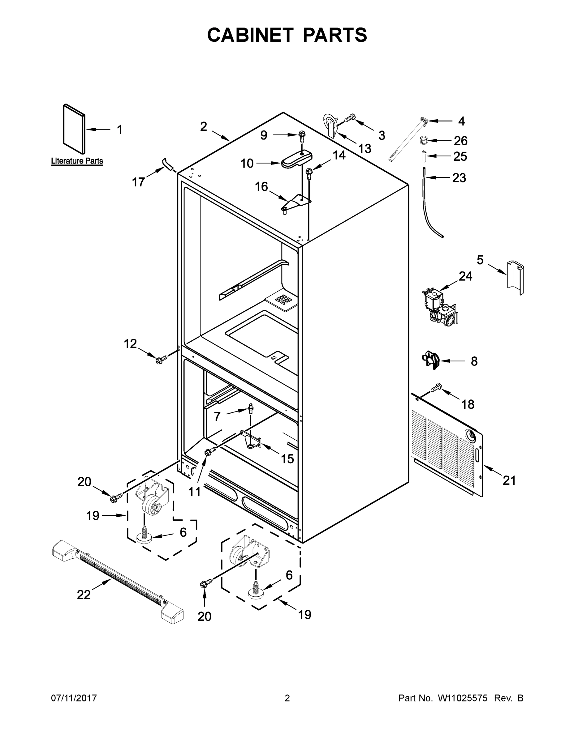 02 - CABINET PARTS