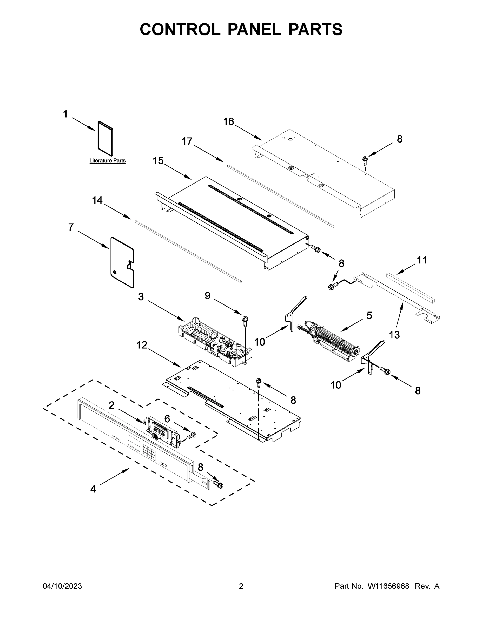 02 - CONTROL PANEL PARTS