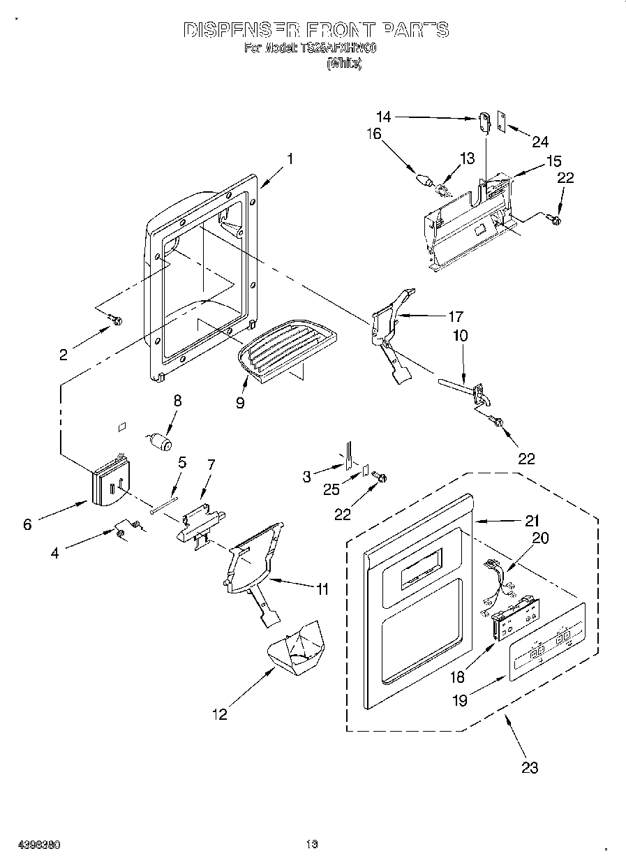 09 - DISPENSER FRONT