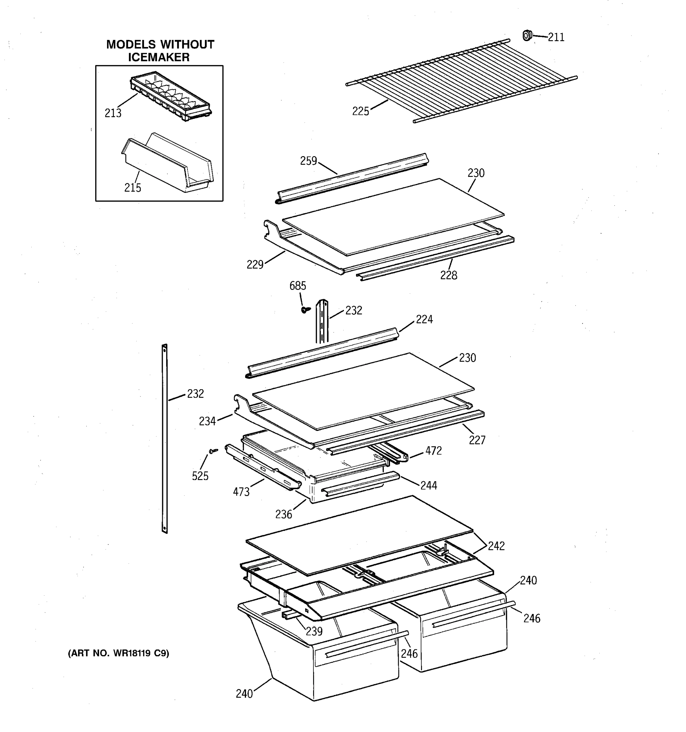 SHELF PARTS