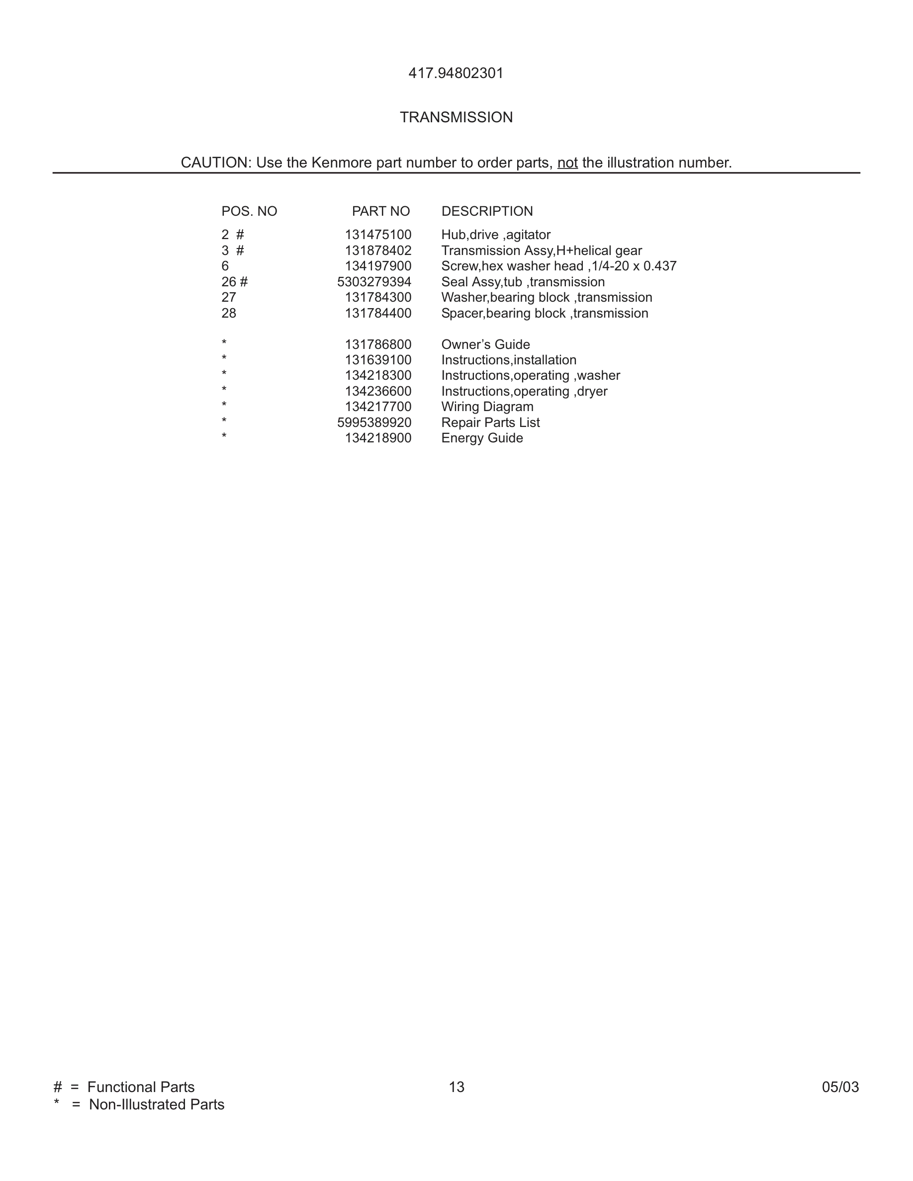 13 - WIRING DIAGRAM