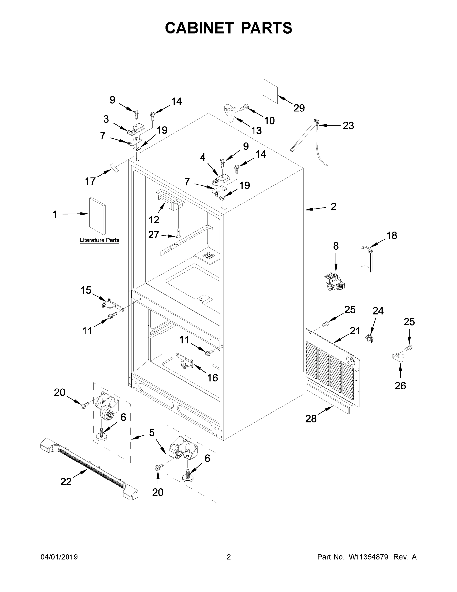 02 - CABINET PARTS