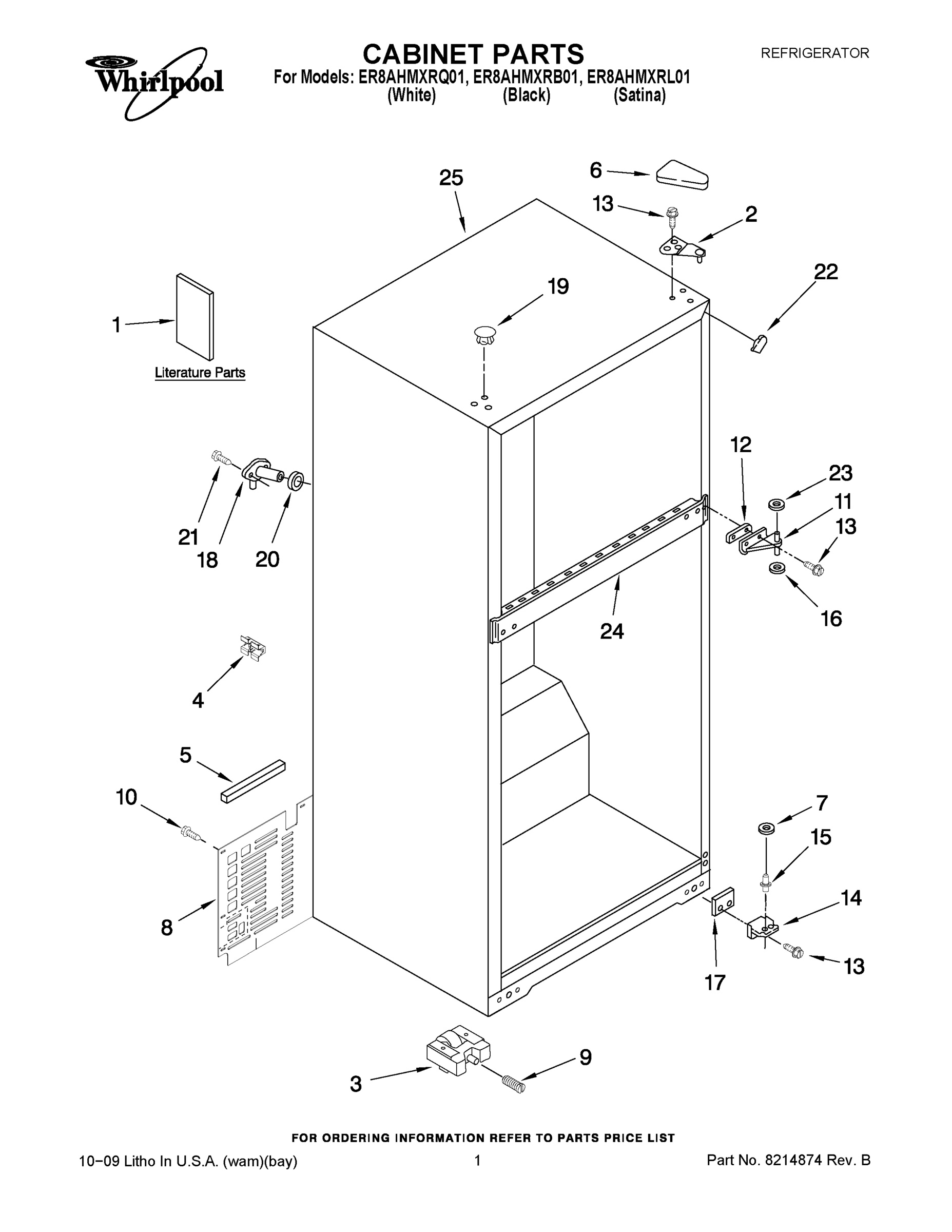 01 - CABINET PARTS