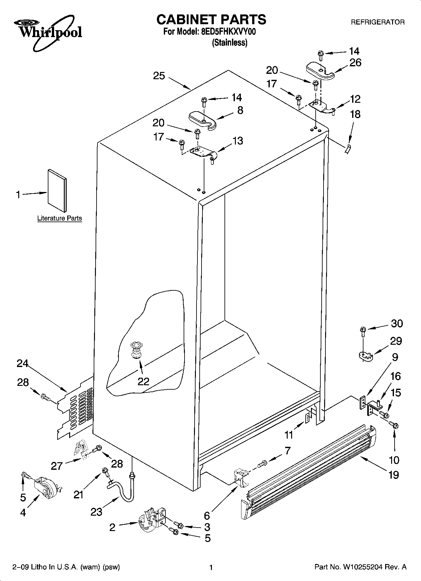 01 - CABINET PARTS
