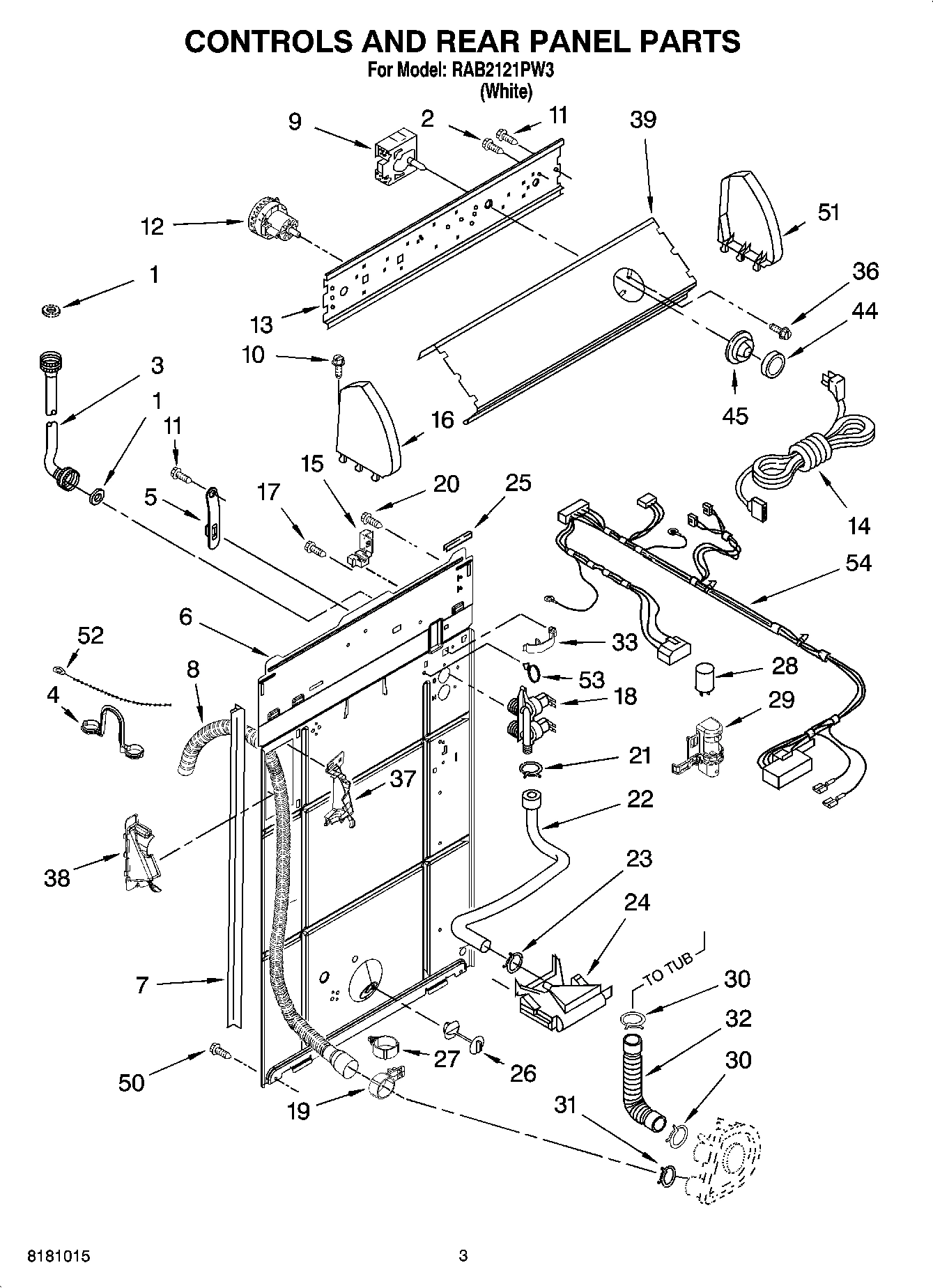 02 - CONTROL AND REAR PANEL PARTS