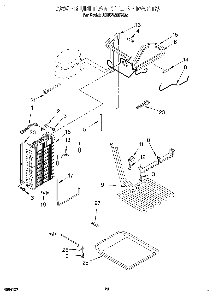 15 - LOWER UNIT AND TUBE