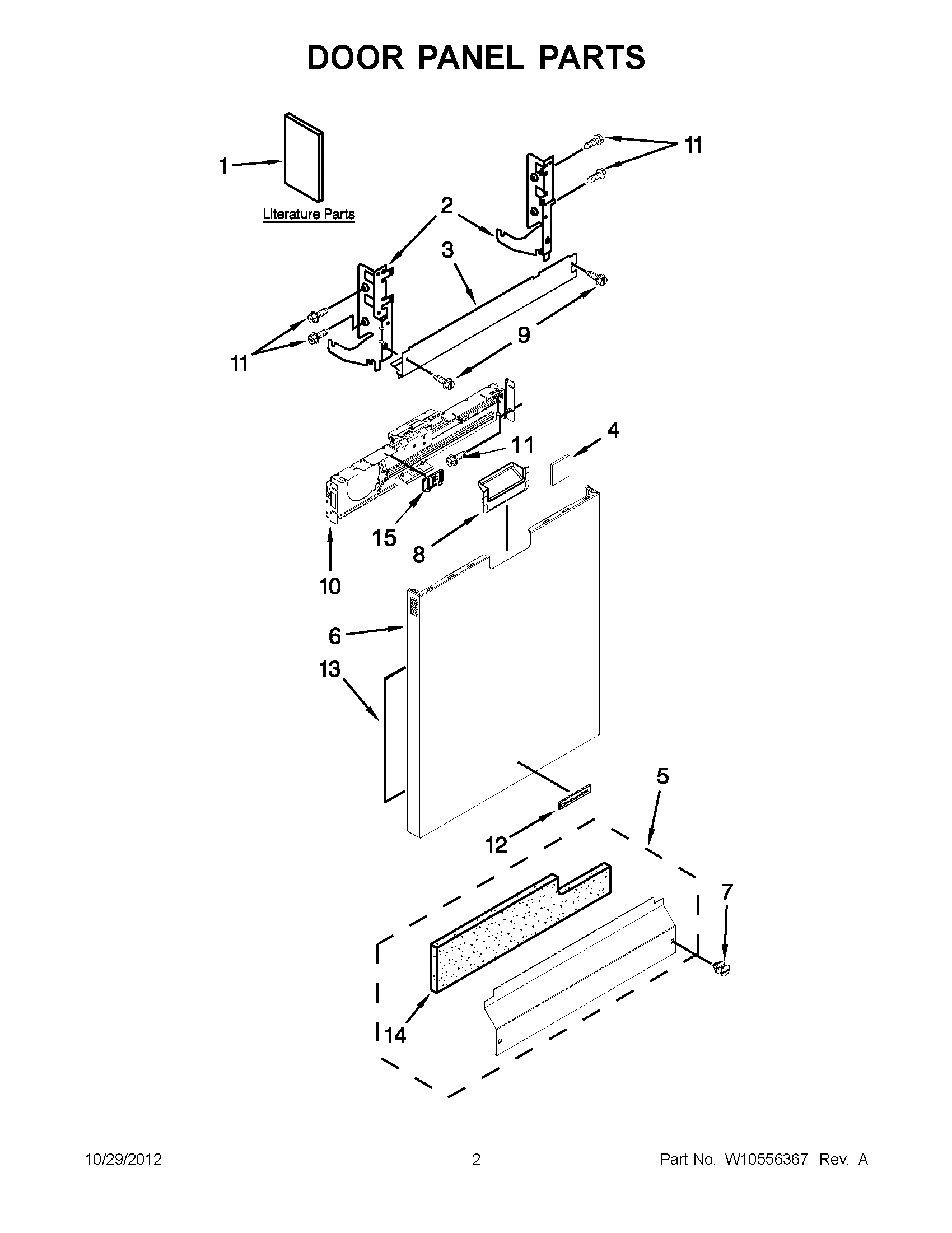 01 - DOOR PANEL PARTS