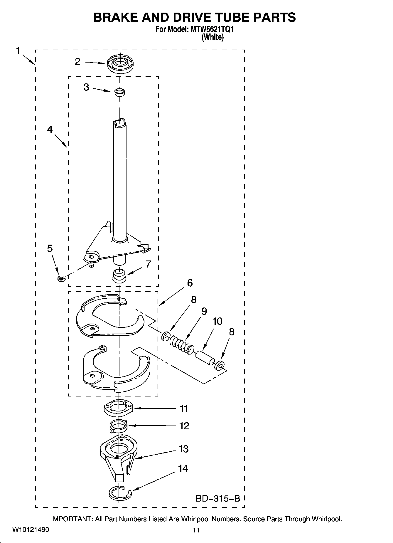 07 - BRAKE AND DRIVE TUBE PARTS