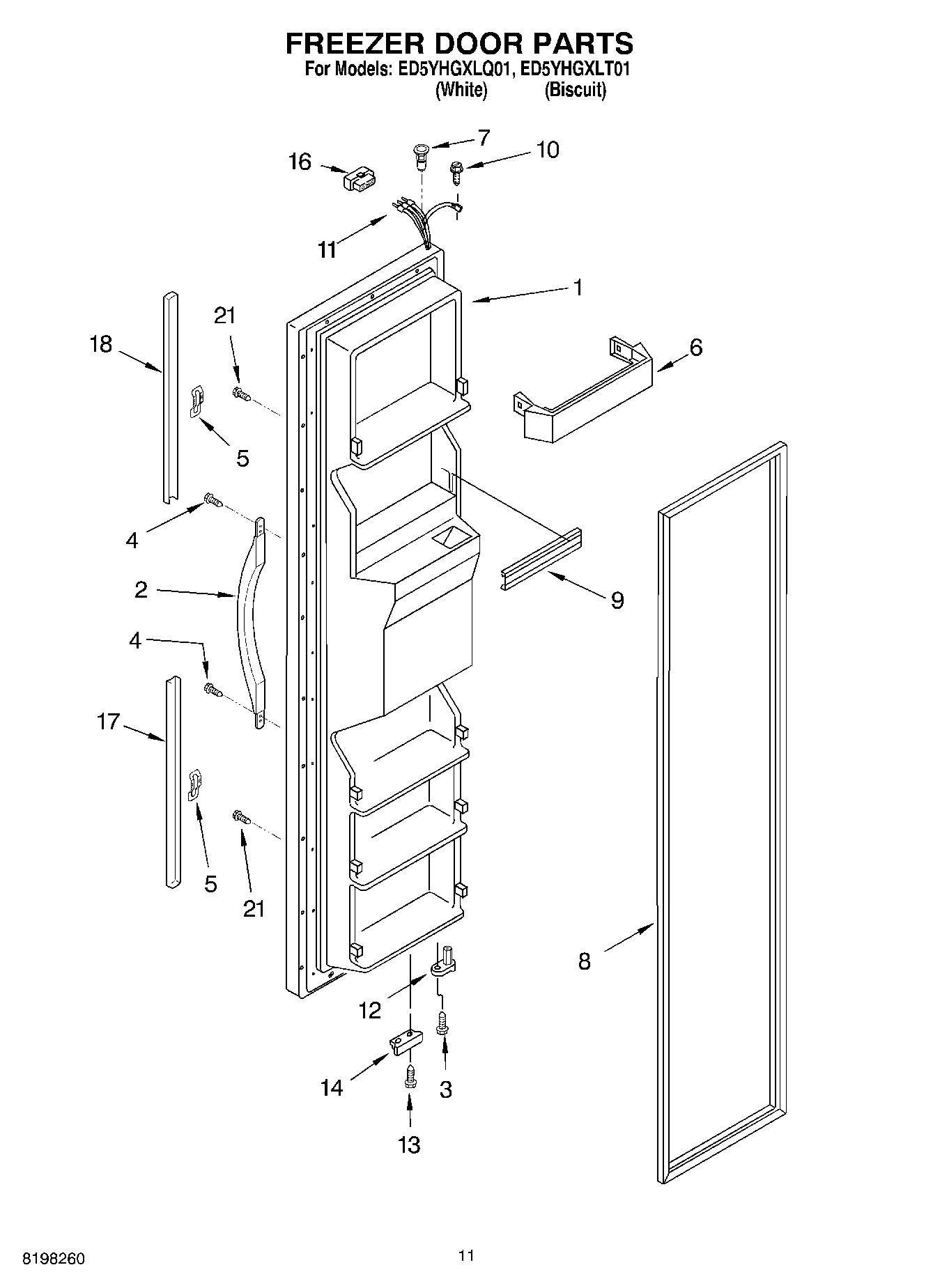 07 - FREEZER DOOR