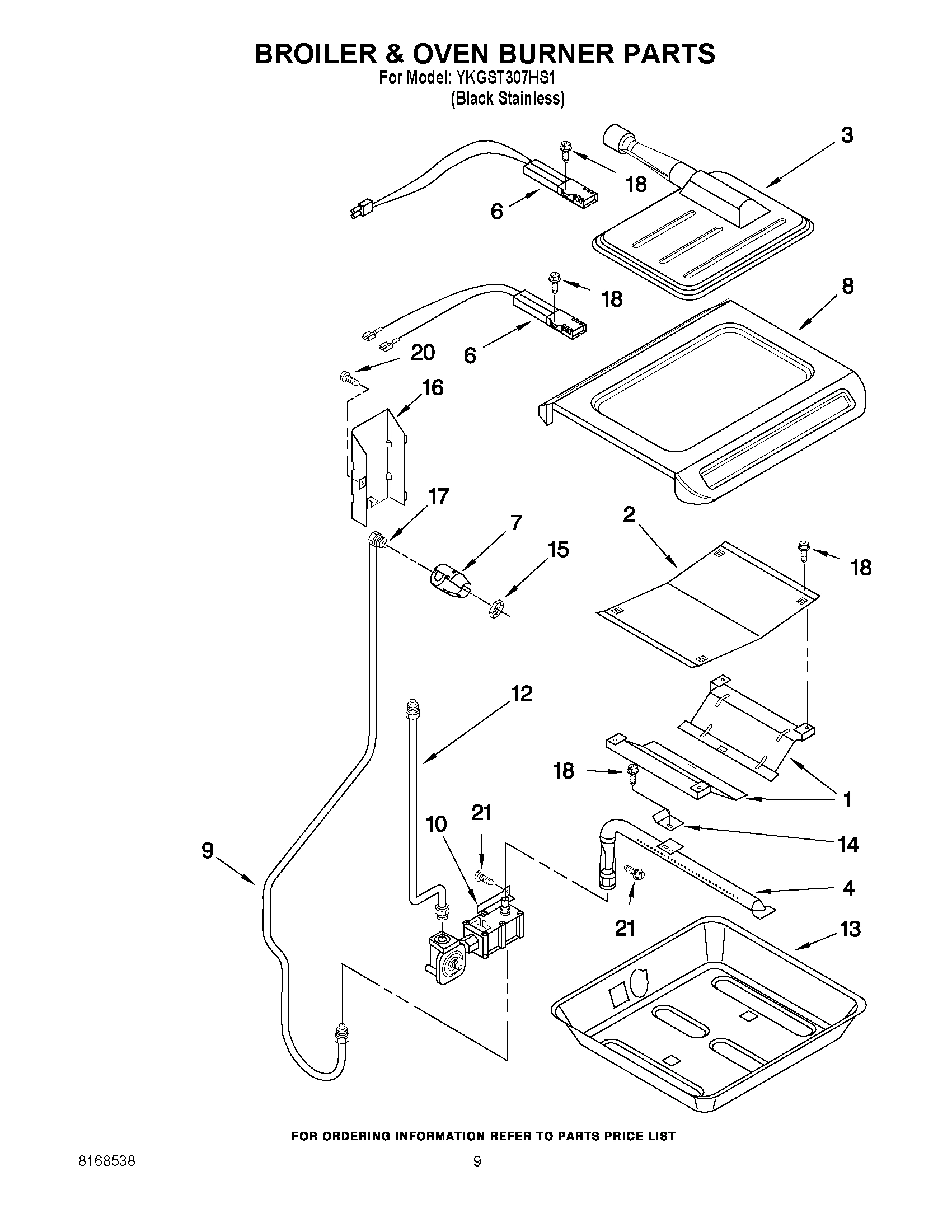 06 - BROILER & OVEN BURNER PARTS