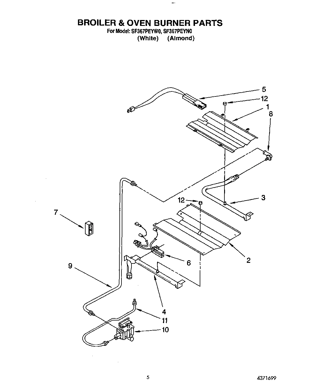 05 - BROILER AND OVEN BURNER
