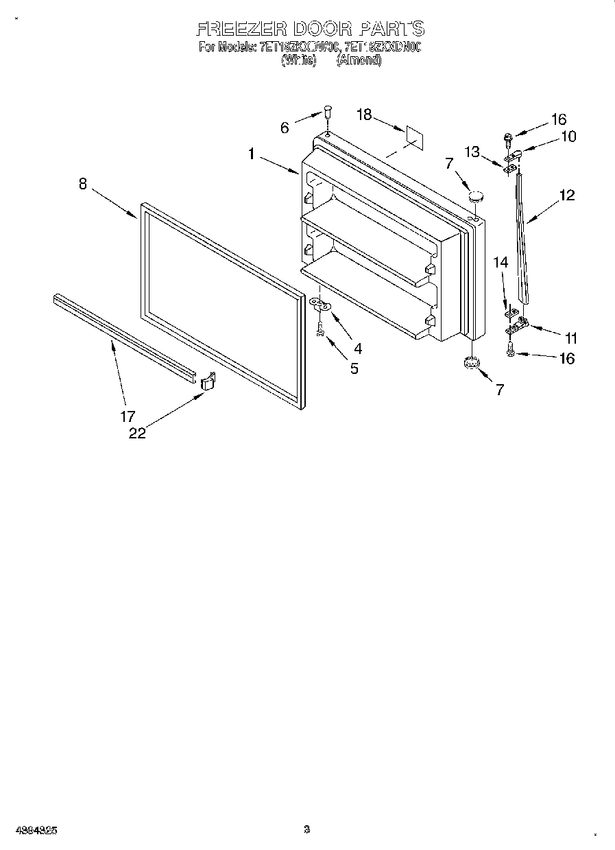 02 - FREEZER DOOR