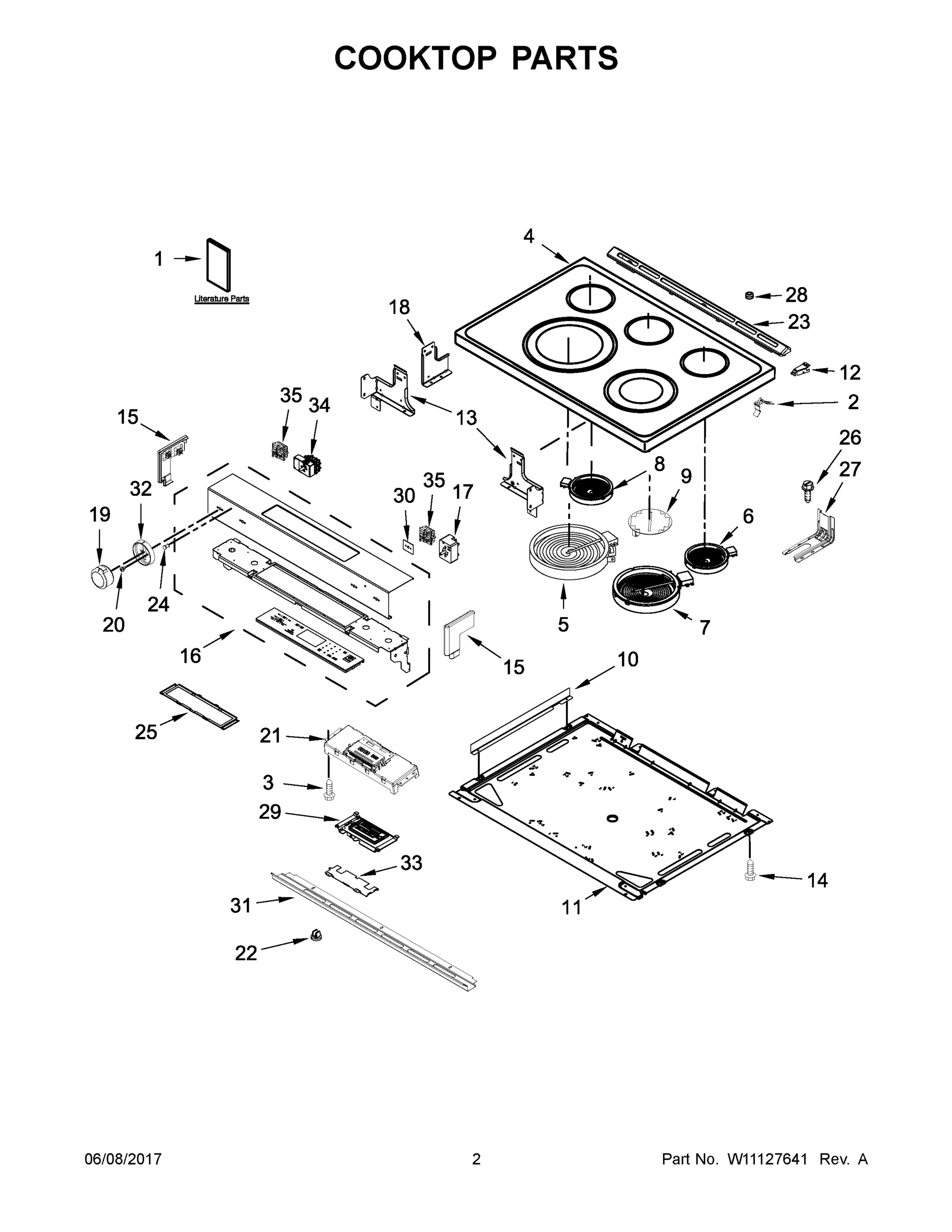 02 - COOKTOP PARTS