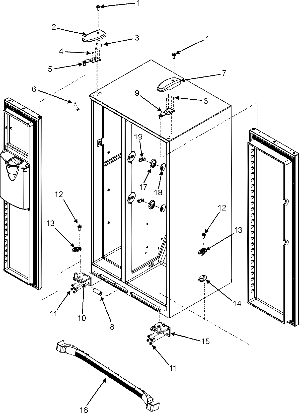 12 - HINGES & TOE GRILLE