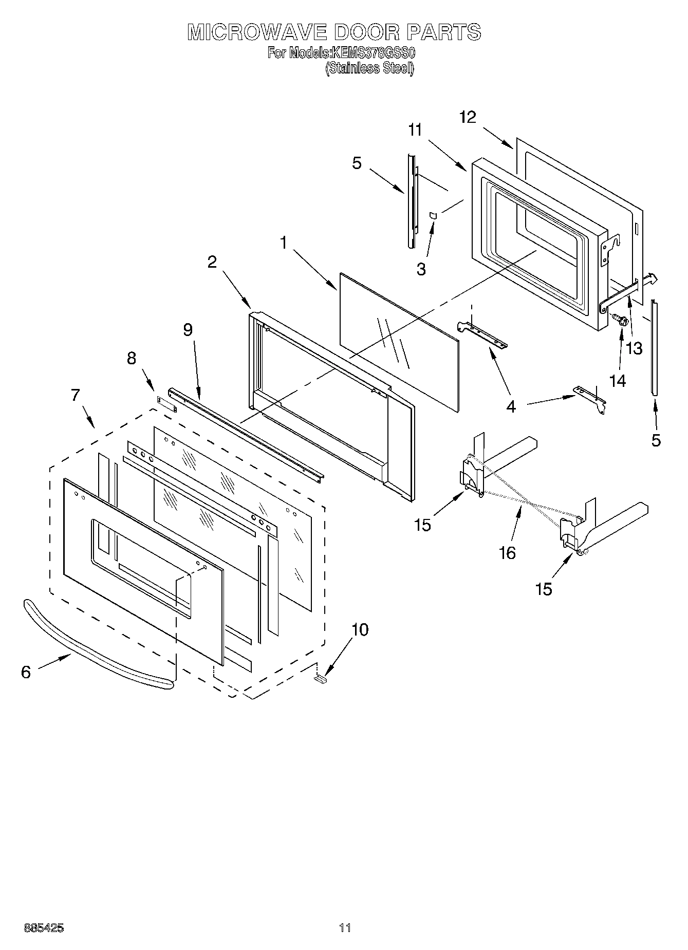 09 - MICROWAVE DOOR