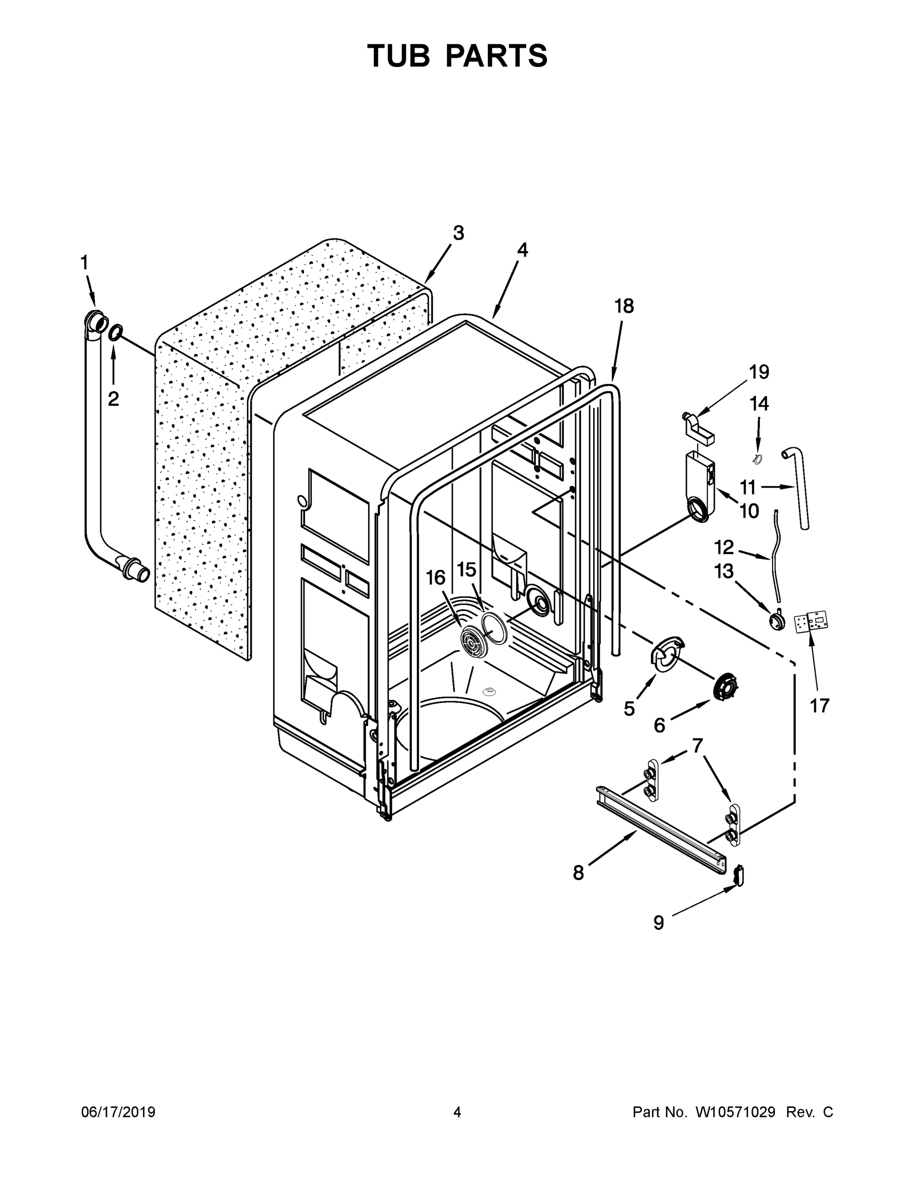 03 - TUB PARTS