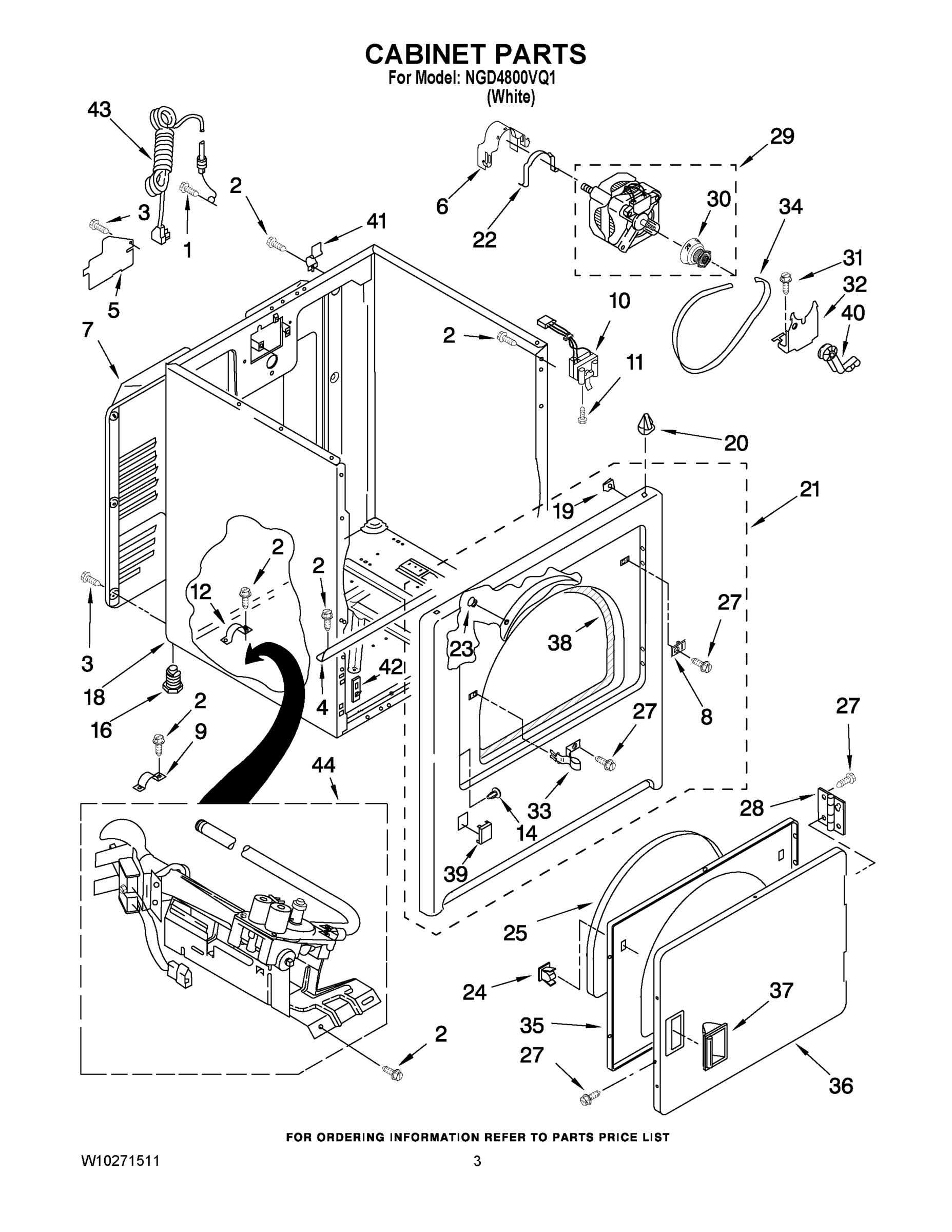 02 - CABINET PARTS