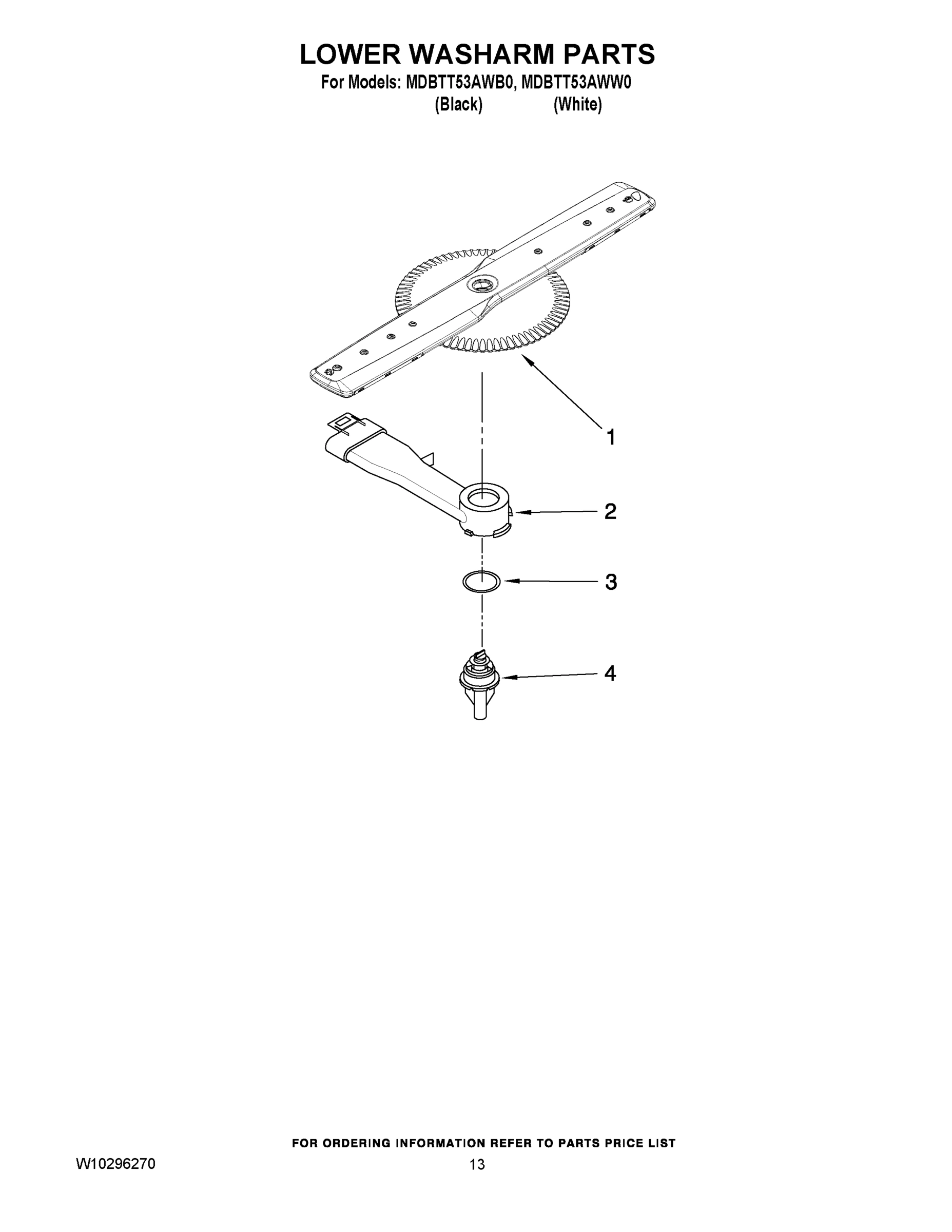 11 - LOWER WASHARM PARTS