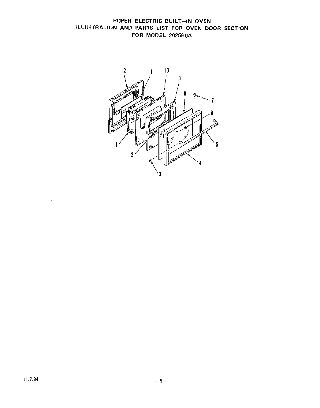 04 - OVEN DOOR