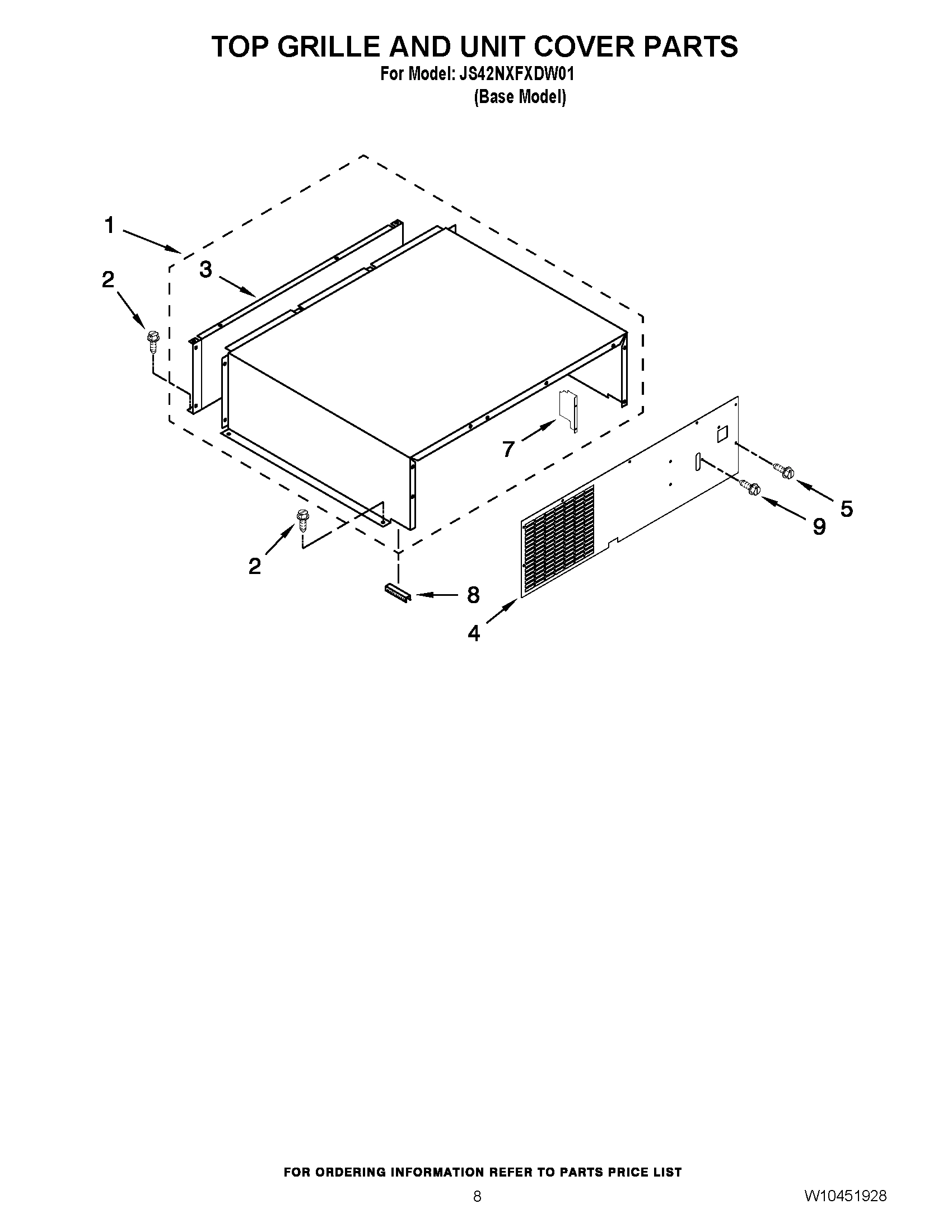 06 - TOP GRILLE AND UNIT COVER PARTS
