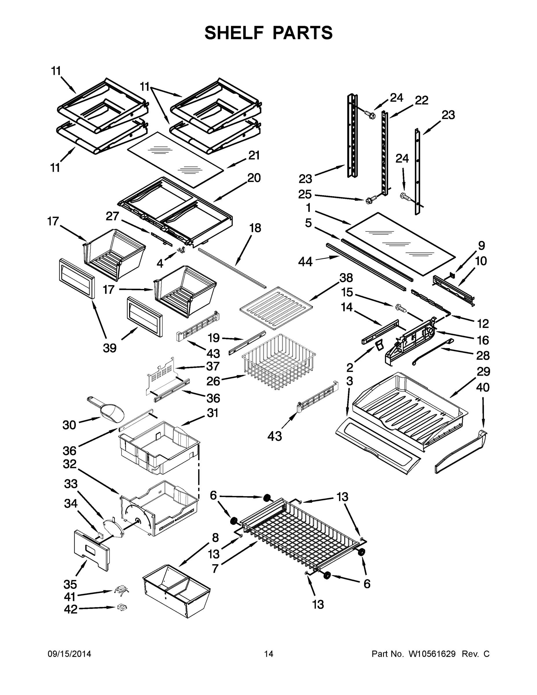 08 - SHELF PARTS