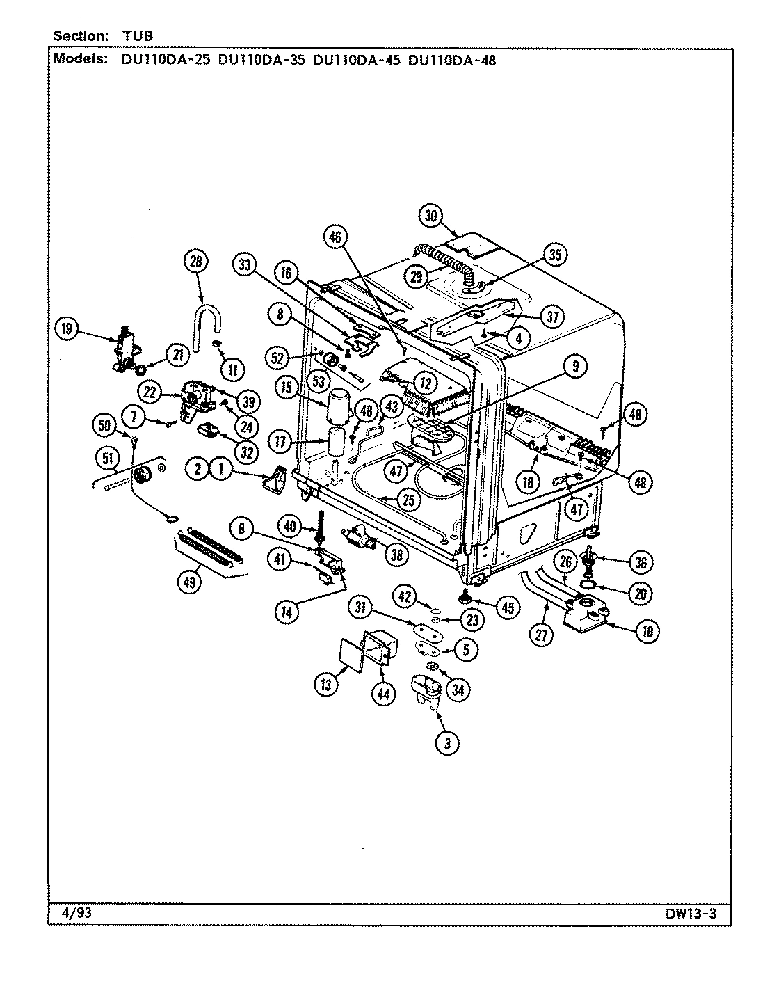 05 - TUB ASSEMBLY