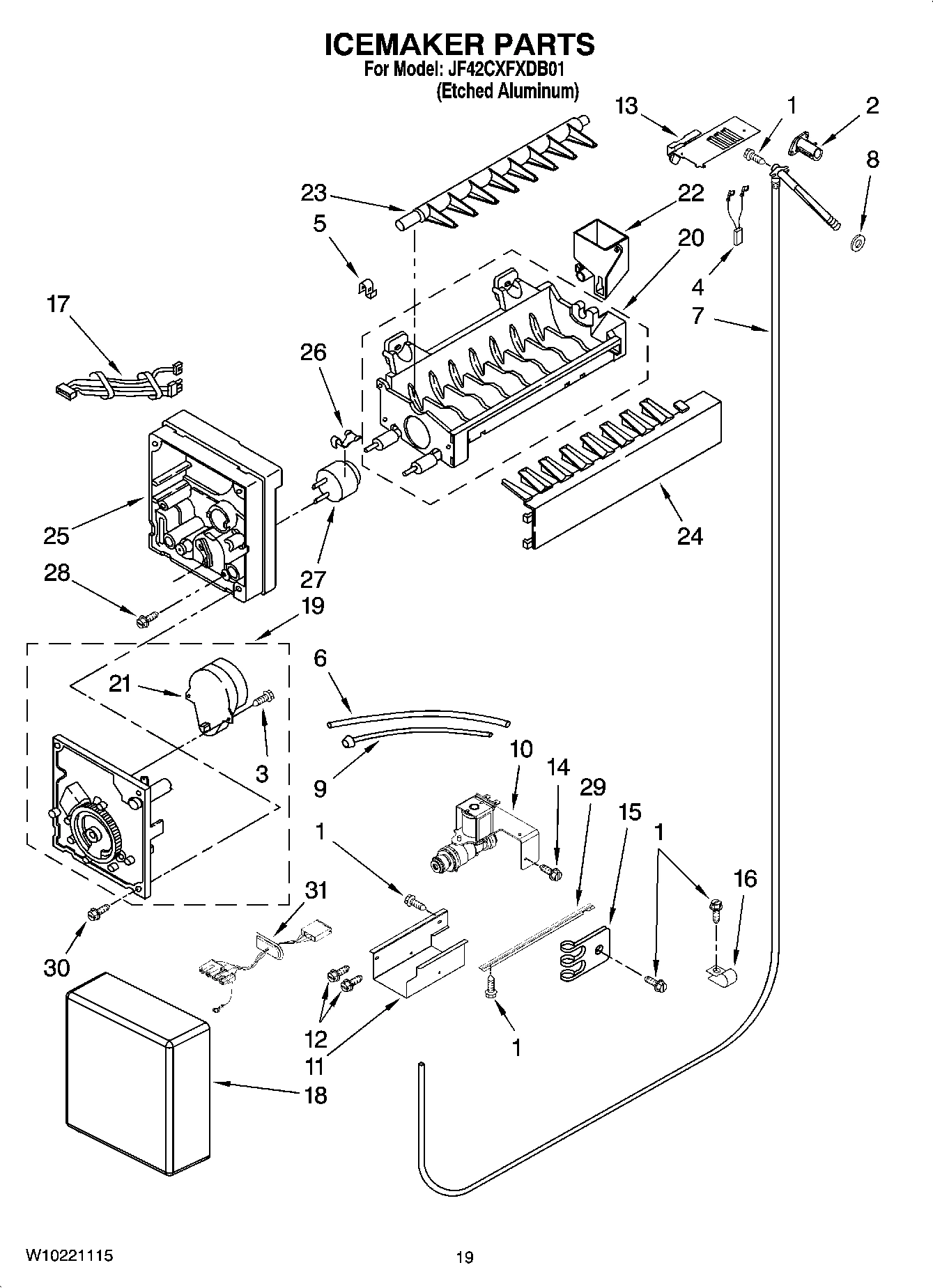 11 - ICEMAKER PARTS