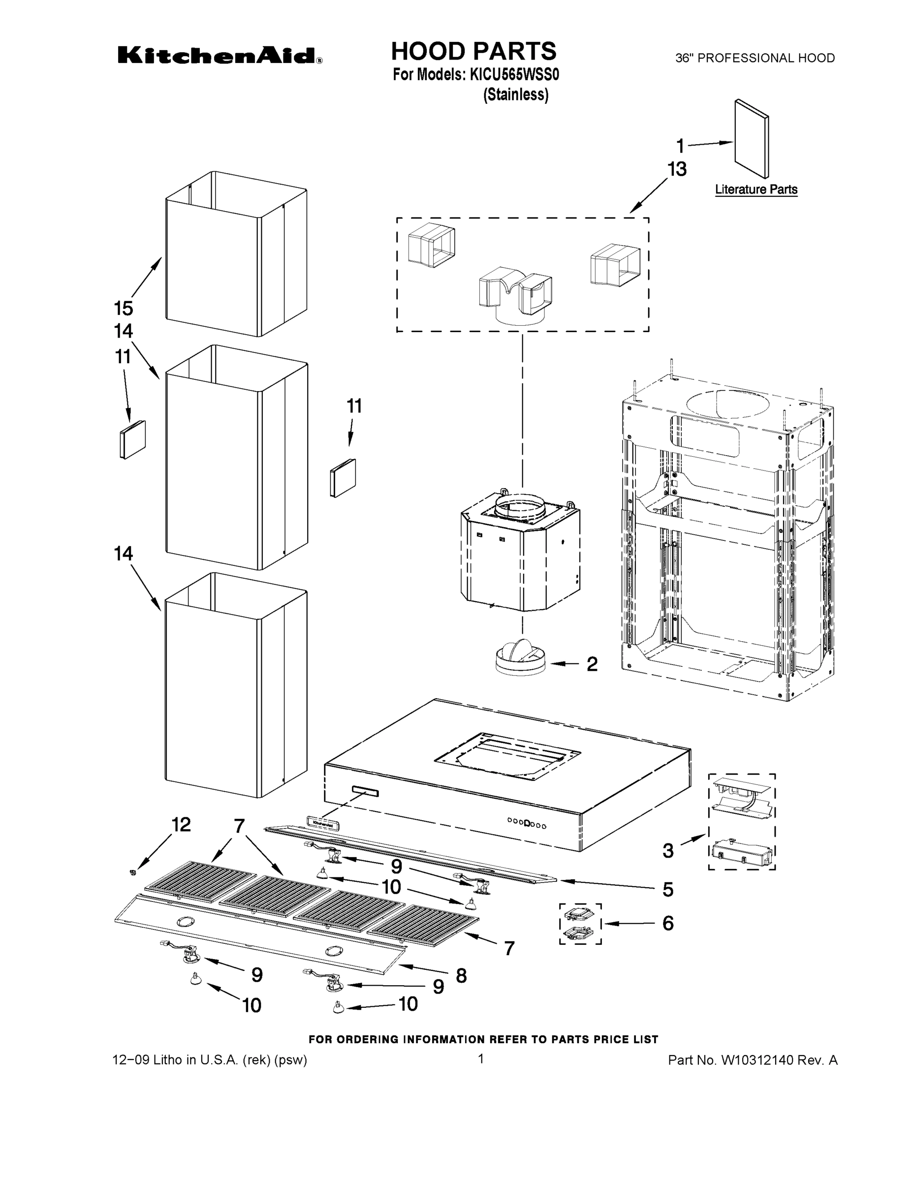 01 - HOOD PARTS