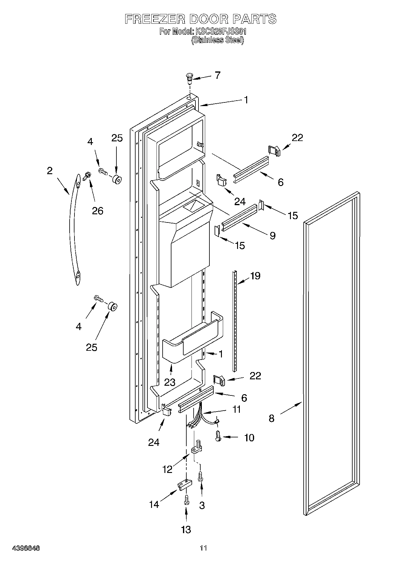07 - FREEZER DOOR