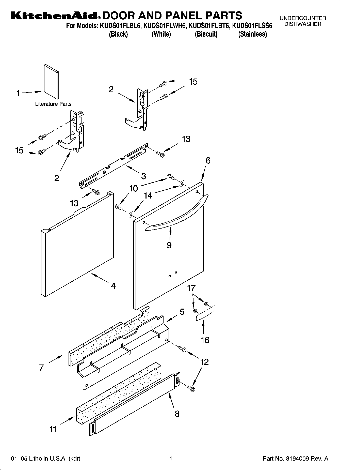 01 - DOOR AND PANEL PARTS