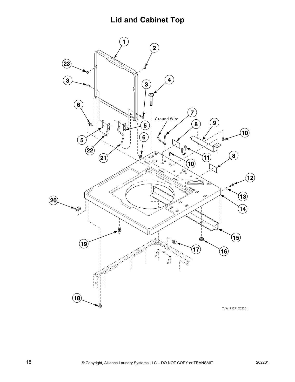 Lid and Cabinet Top