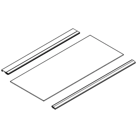 WPW10628707 Whirlpool Refrigerator Glass Shel