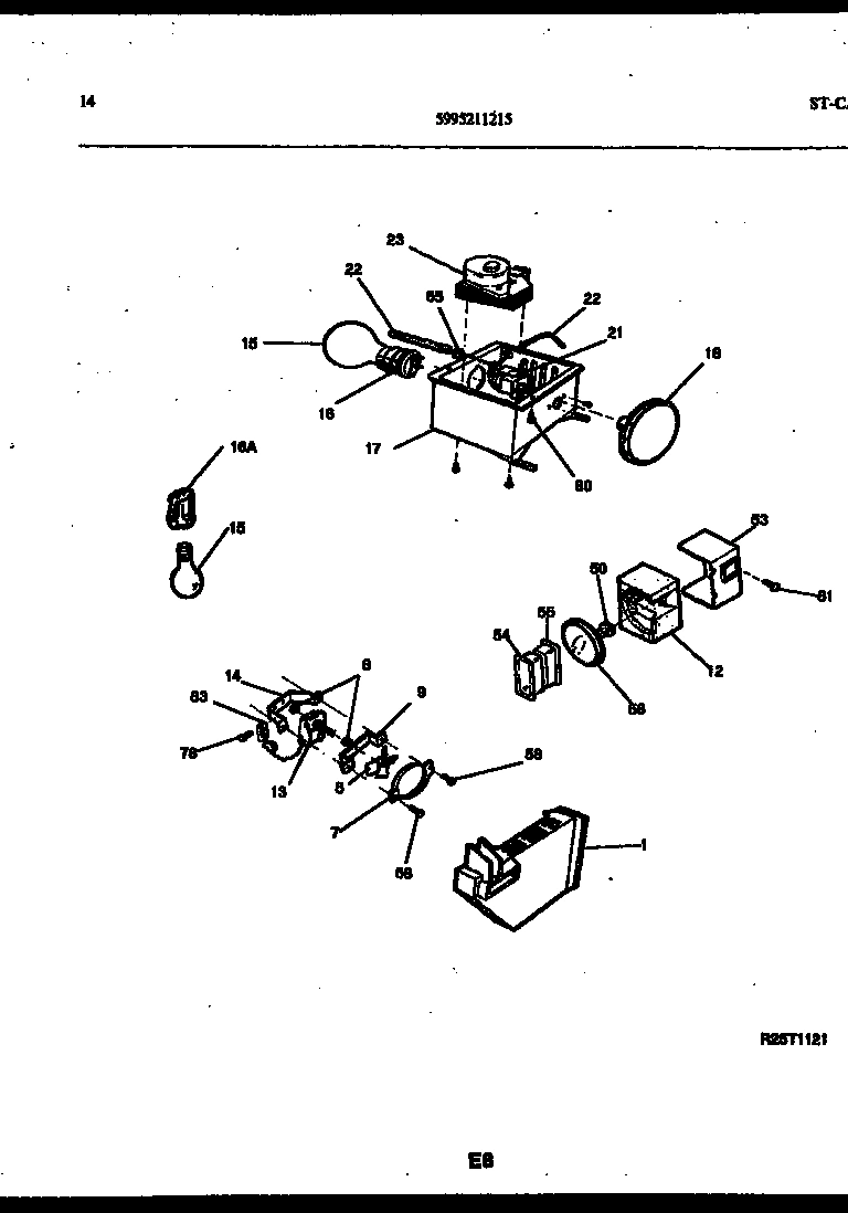 08 - REFRIGERATOR CONTROL ASSEMBLY, DAMP
