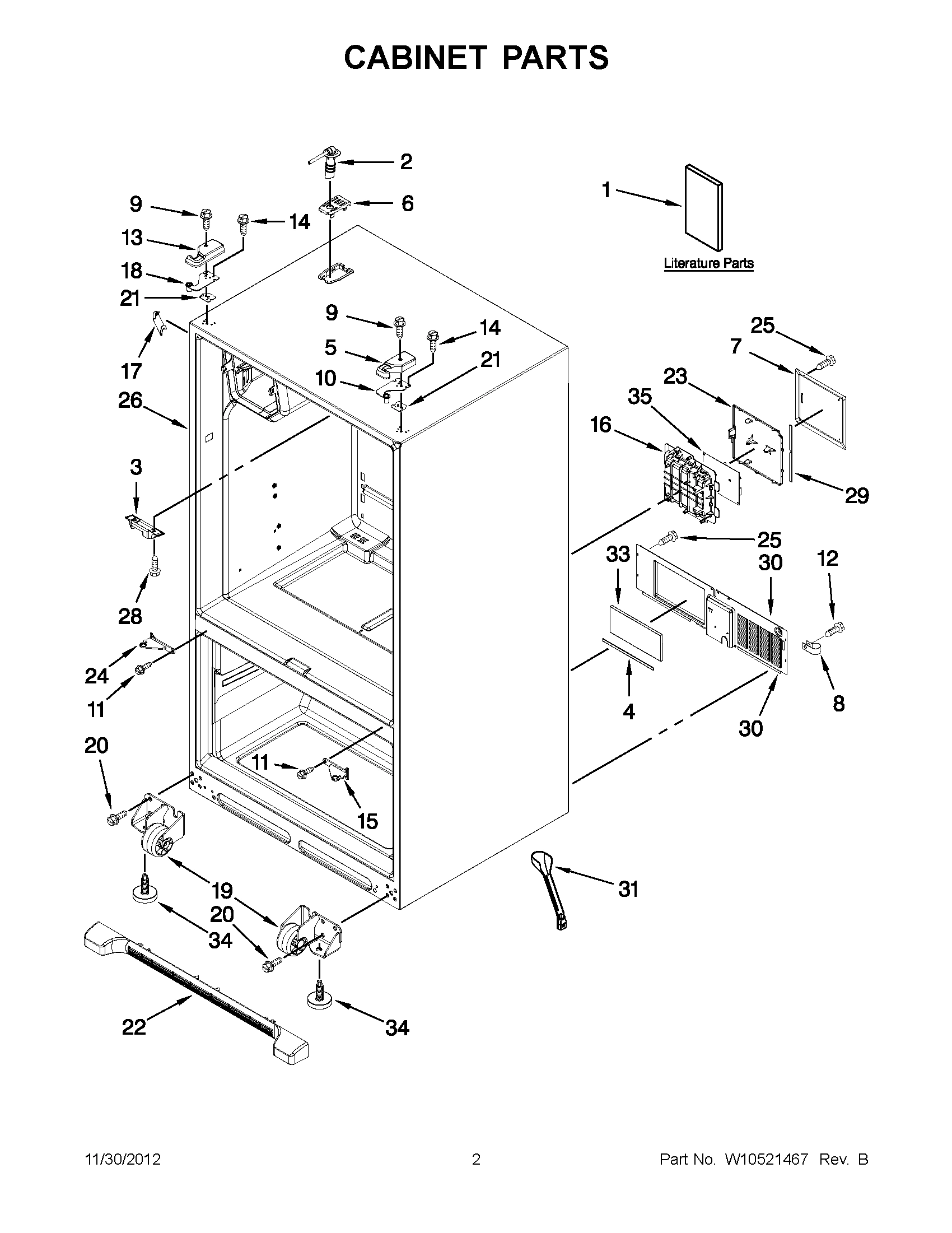 01 - CABINET PARTS