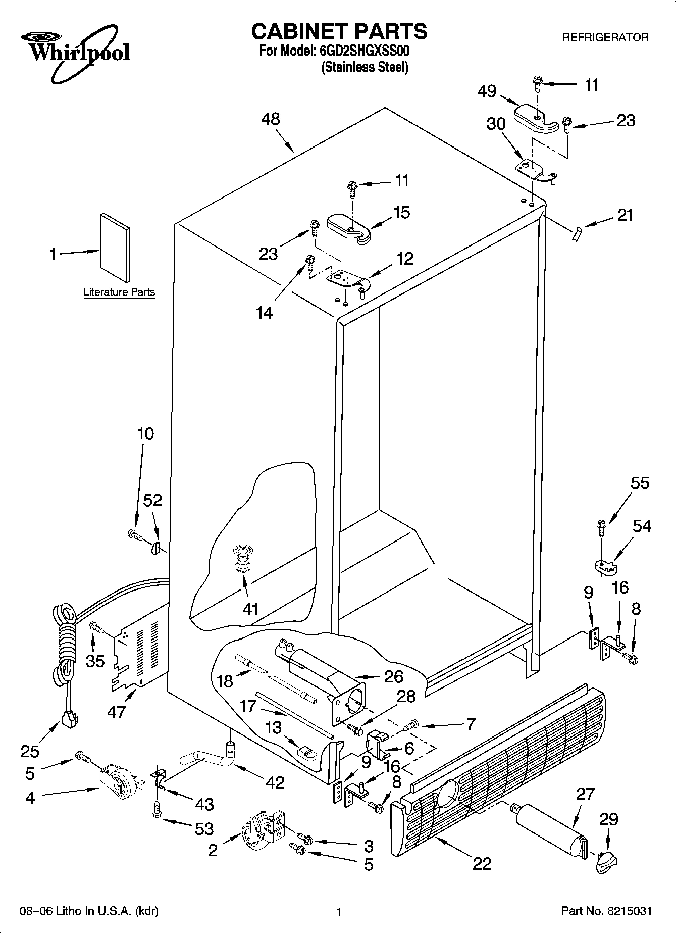 01 - CABINET PARTS