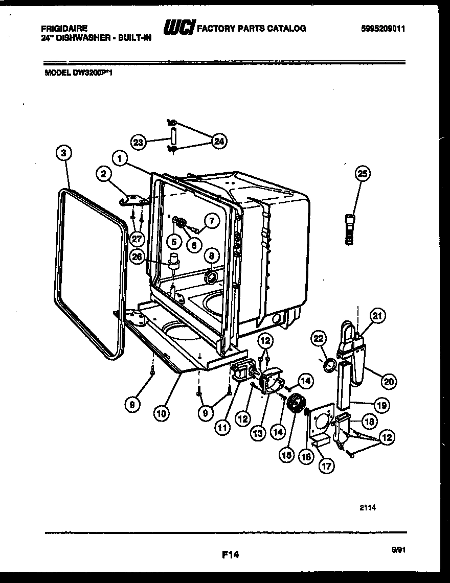 05 - TUB AND FRAME PARTS