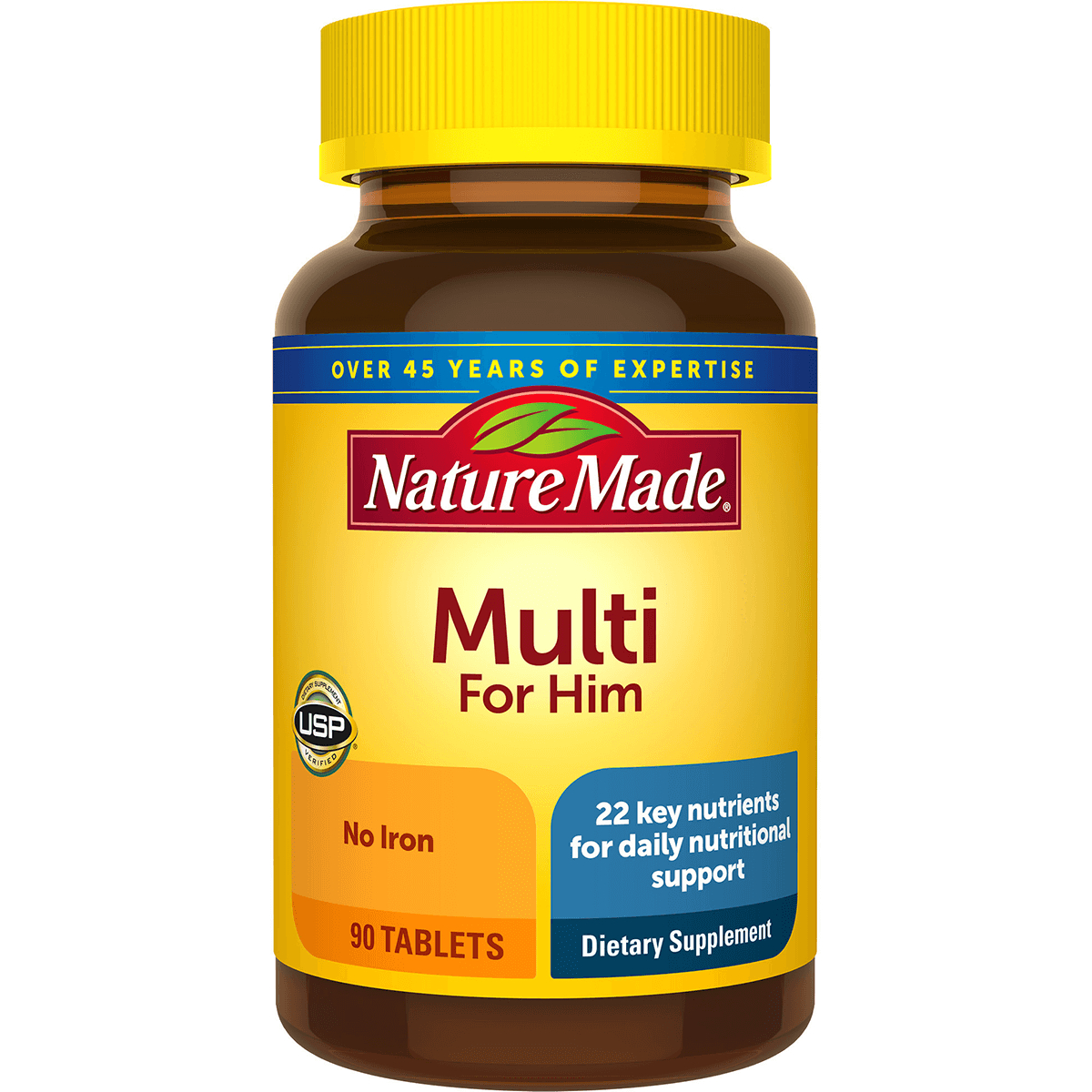 Nature Made Multi For Him No Iron Vitamin | 90 Tabs