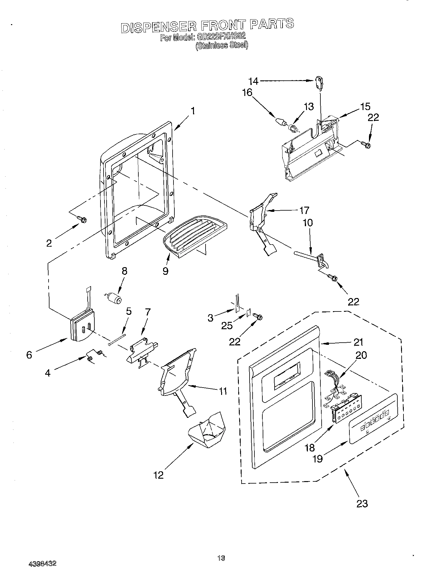 09 - DISPENSER FRONT