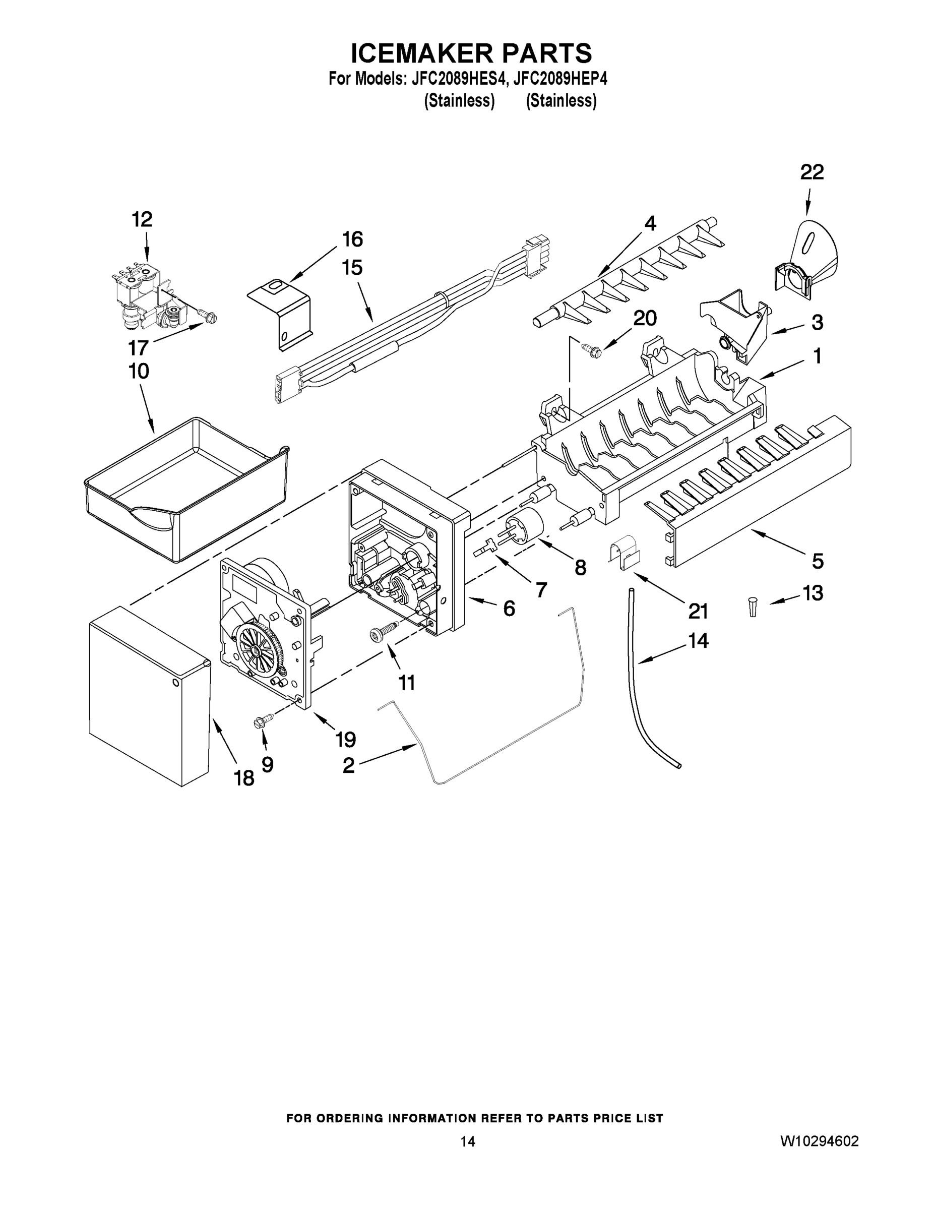 08 - ICEMAKER PARTS