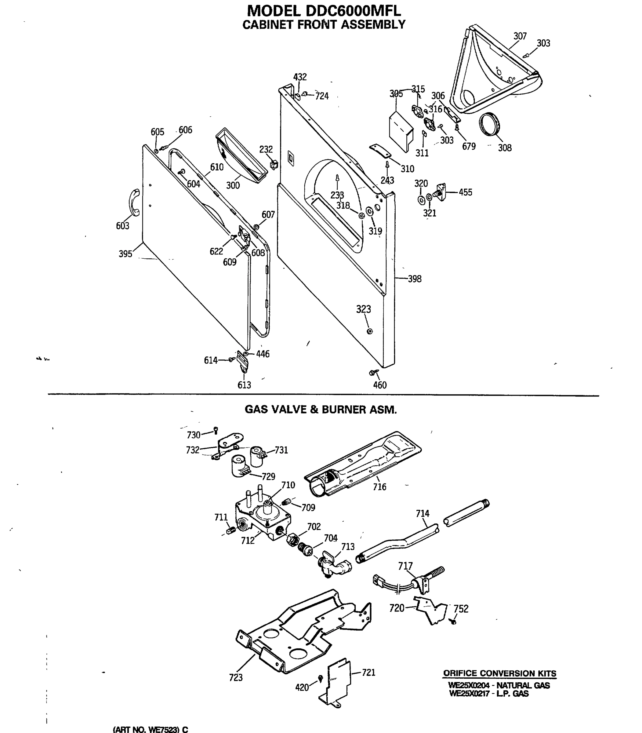 CABINET FRONT ASSEMBLY