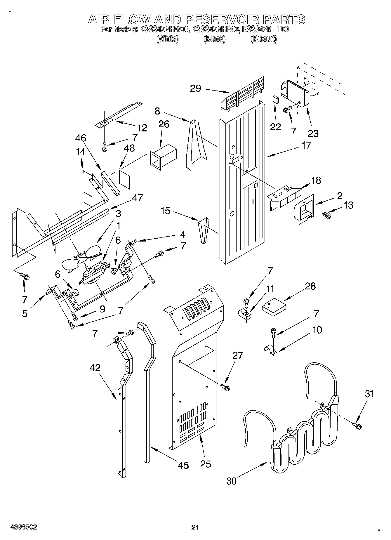 14 - AIR FLOW AND RESERVOIR