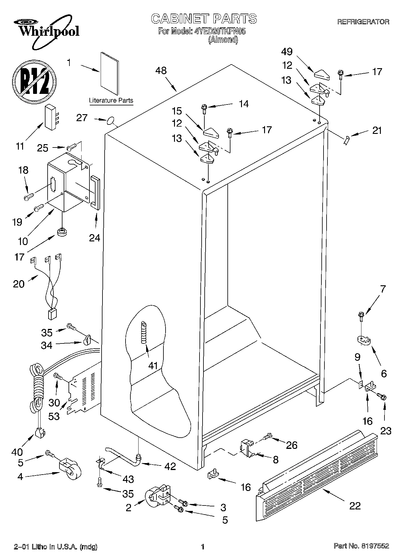01 - CABINET, LITERATURE