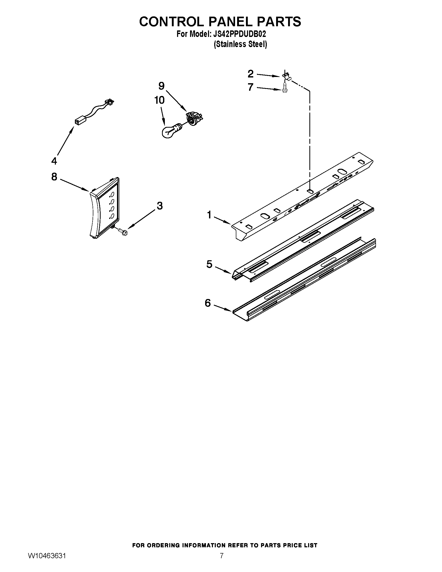 05 - CONTROL PANEL PARTS