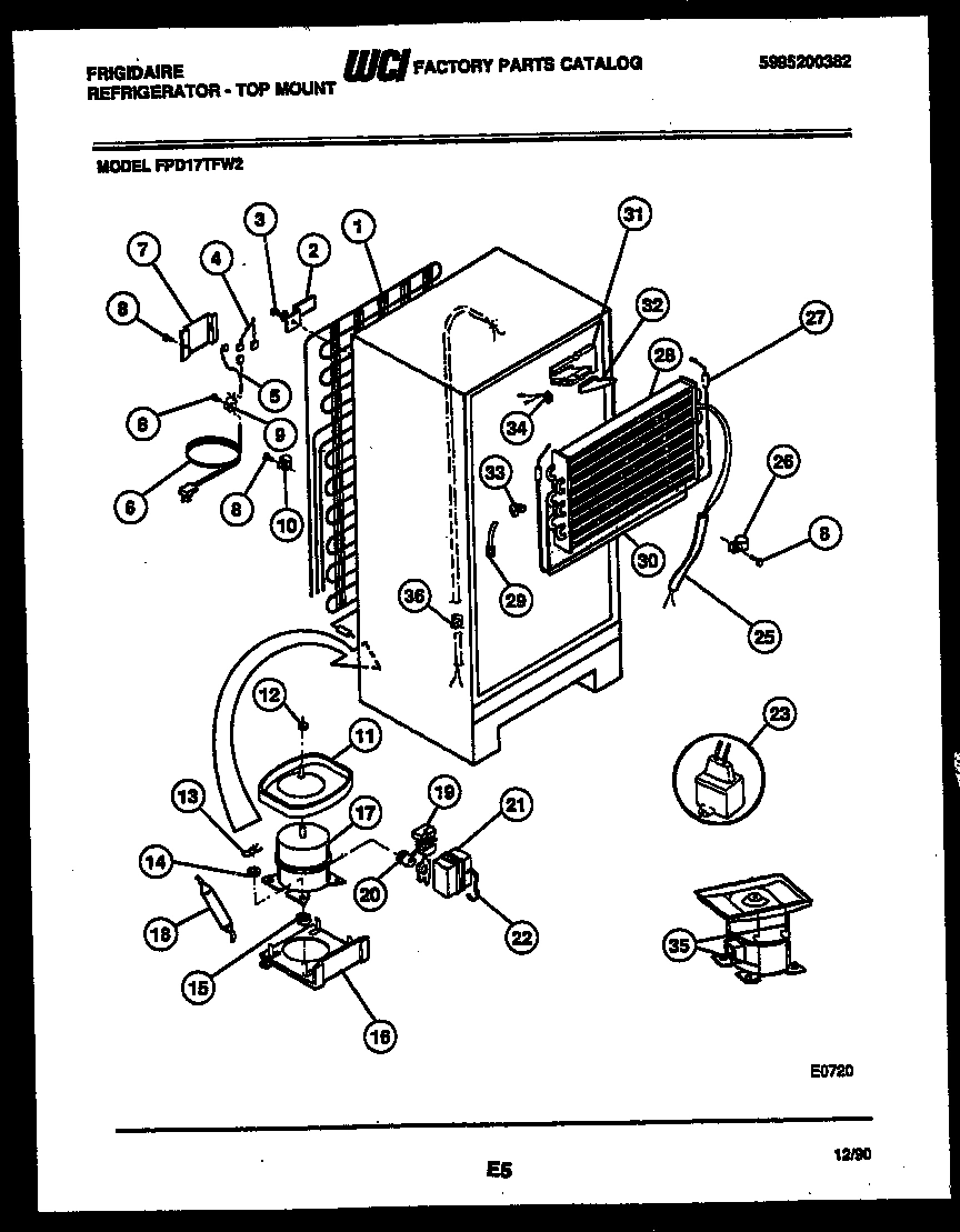 05 - SYSTEM AND AUTOMATIC DEFROST PARTS