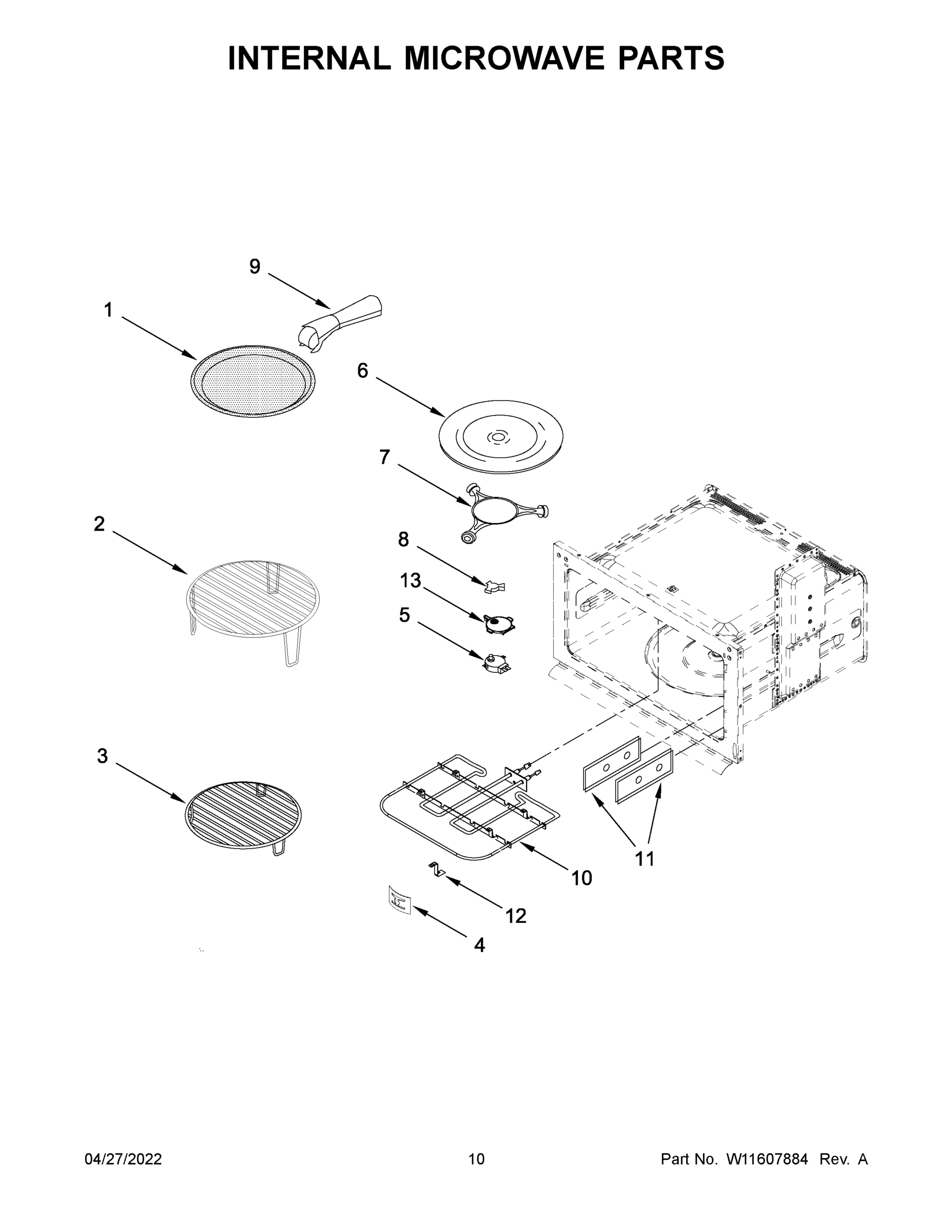 06 - INTERNAL MICROWAVE PARTS