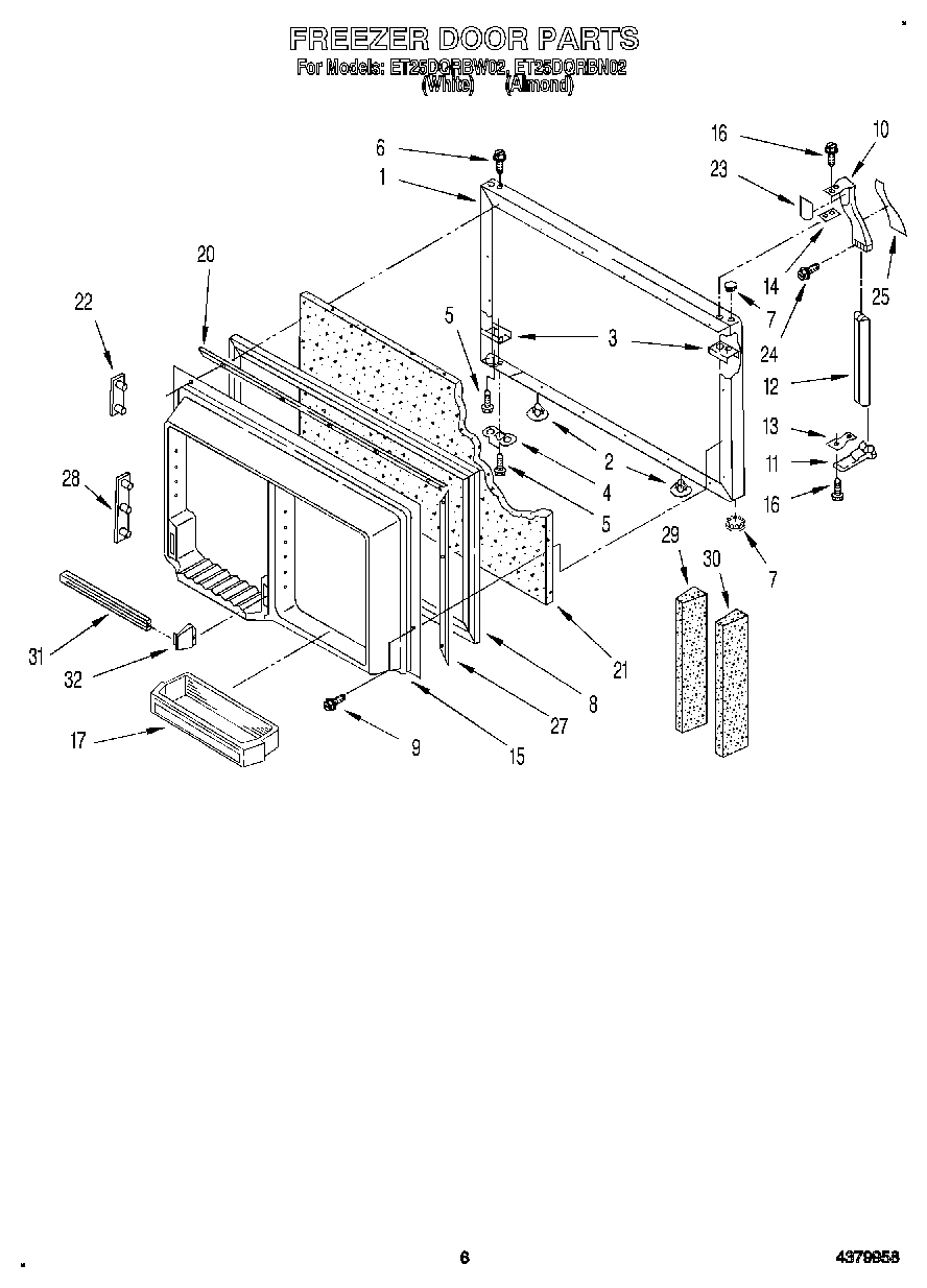 04 - FREEZER DOOR